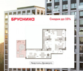 2-комн, 103 кв м, этаж 1/7 улица Б.Г. Шаронова, 9