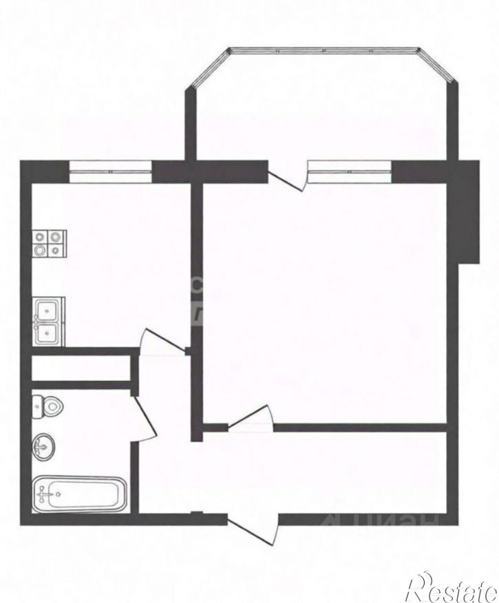 1-комн квартира ул Орджоникидзе, 268 1,  д. 268 1,  к. 1