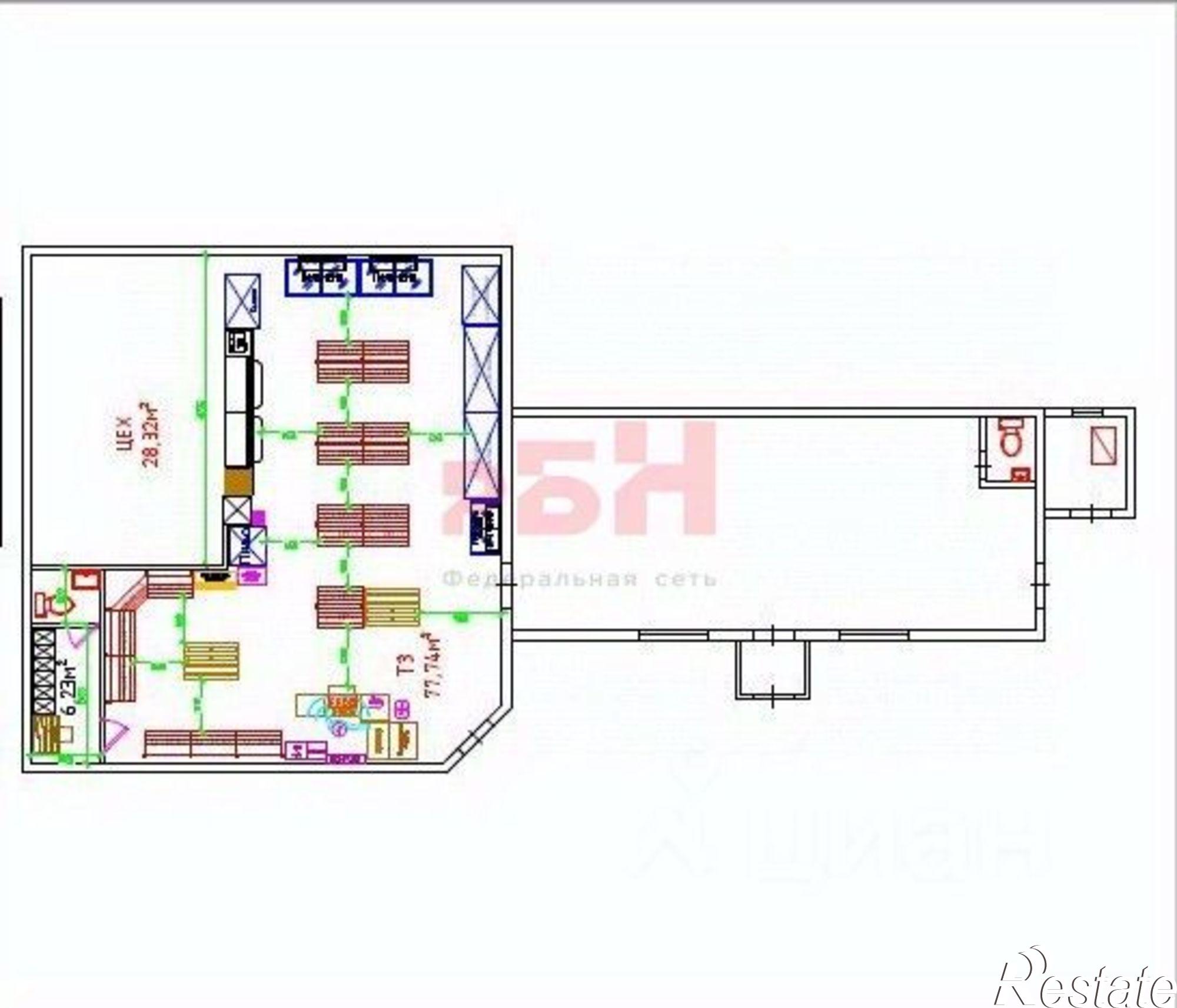 Купить торговое помещение за 3 500 180 рублей на ул 3-я Кордная, 26