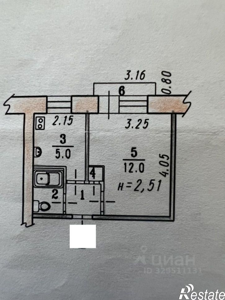 1-комн квартира ул 4-я Железнодорожная, 10,  д. 10