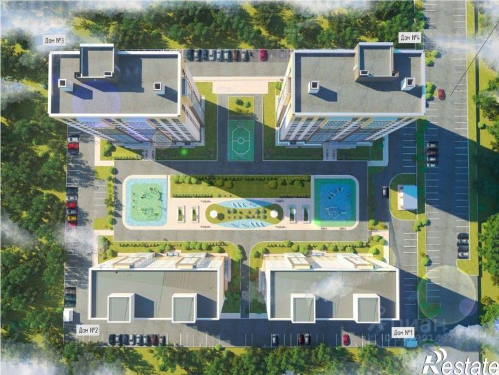 2-комн квартира в новом доме Волгоградская улица
