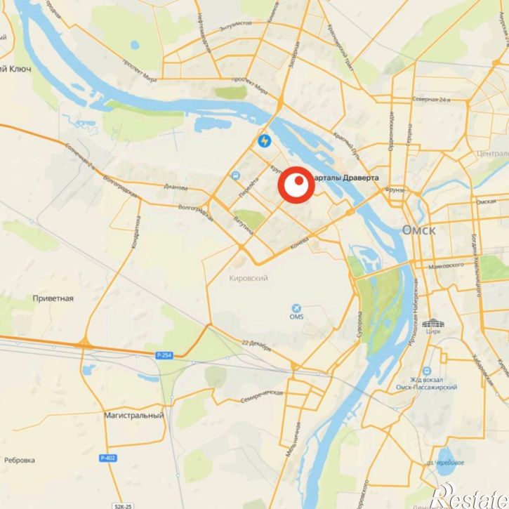 2-комн квартира в новом доме улица Крупской