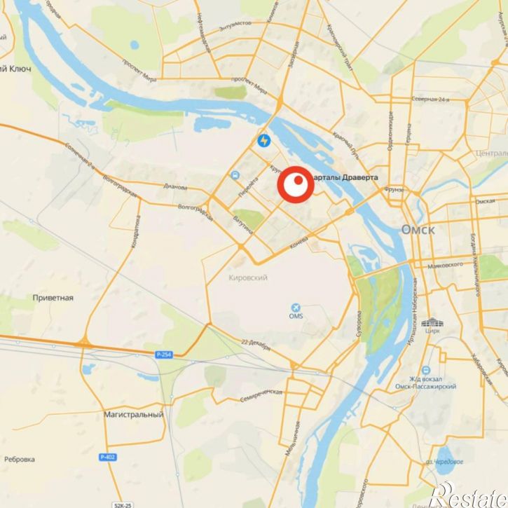 2-комн квартира в новом доме улица Крупской