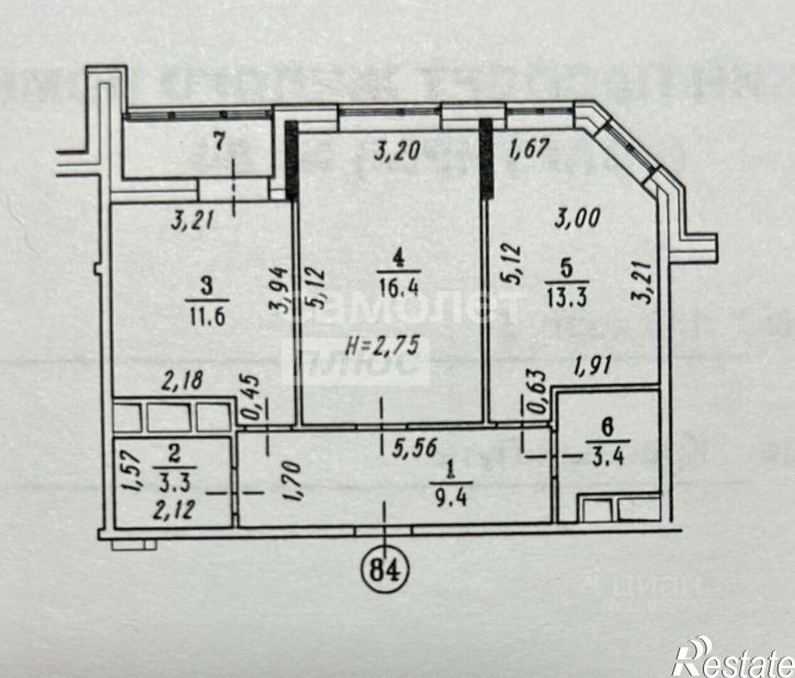 2-комн квартира ул Красный Путь, 53,  д. 53