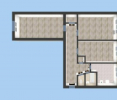 3-комн, 60кв м, этаж 2/5 пр-кт Мира, 61А