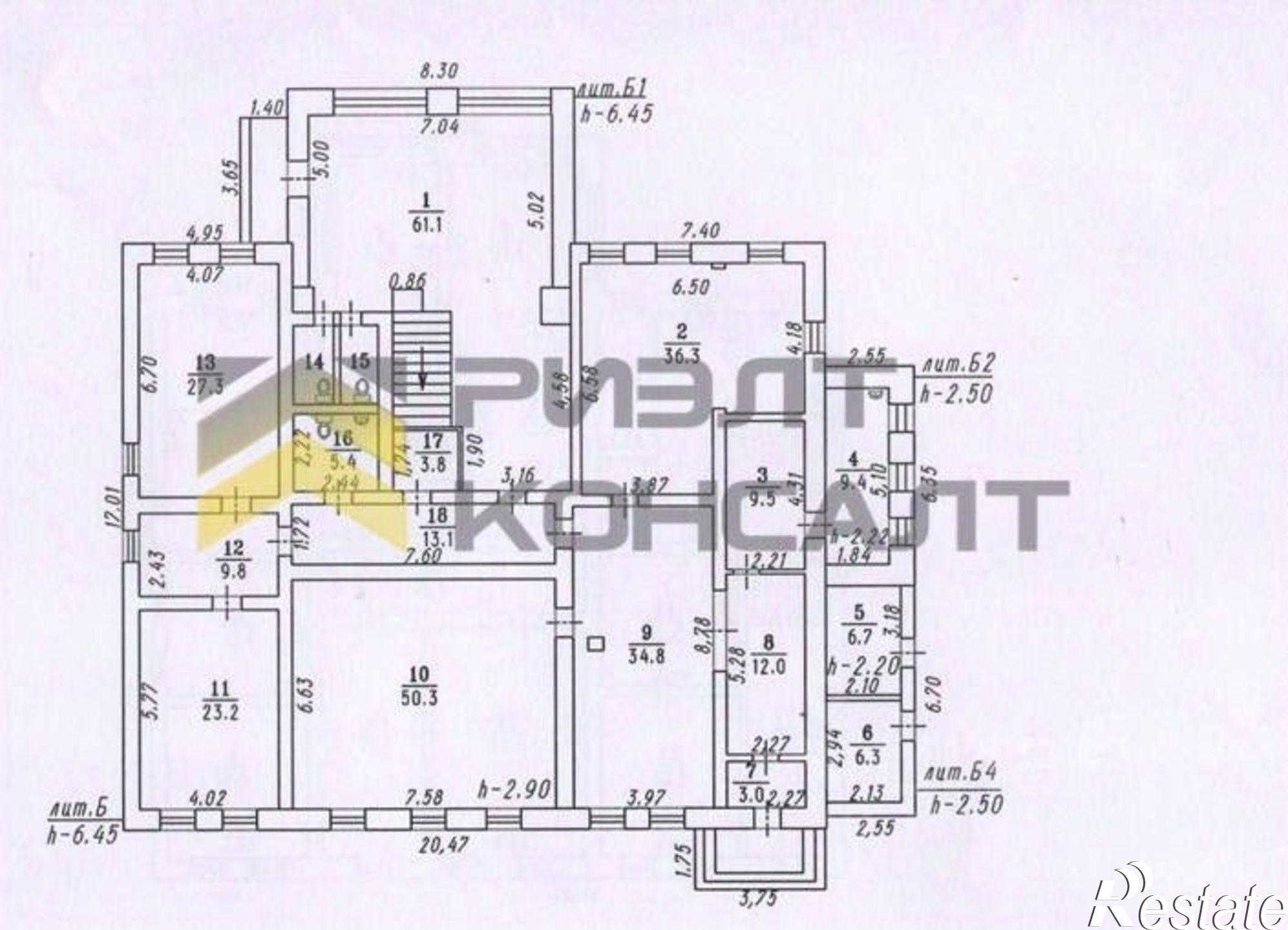 Купить офис, помещение под офис за 75 000 600 рублей на ул Рабиновича, 77