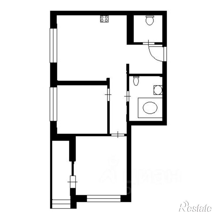 2-комн квартира ул Берко Цемента, 10,  д. 10