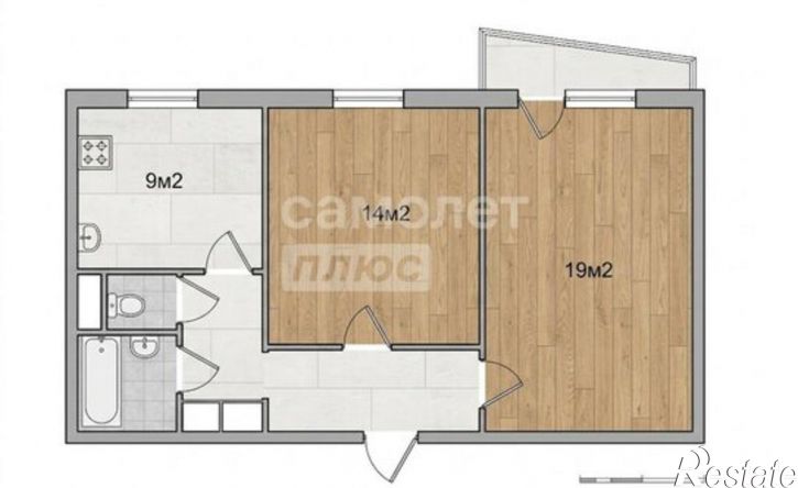 2-комн квартира ул Степанца, 8Б,  д. 8Б