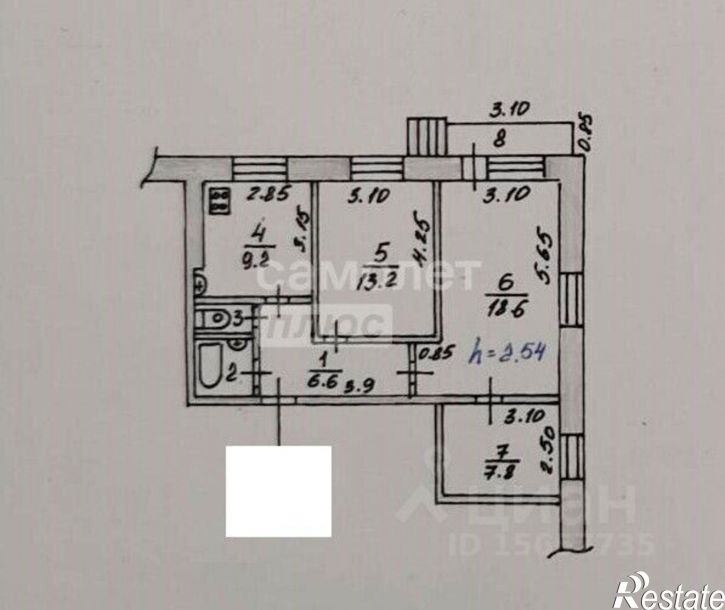 3-комн квартира улица Добровольского, 13,  д. 13