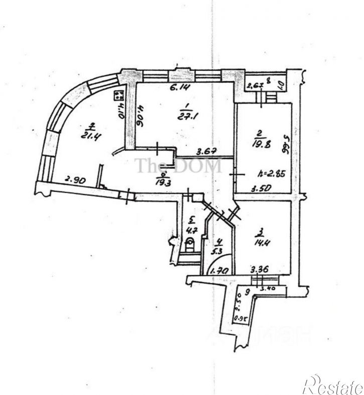 3-комн квартира пр-кт Карла Маркса, 61/1,  д. 61/1