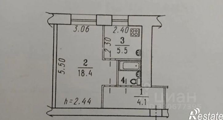 1-комн квартира ул Тварковского, 9,  д. 9
