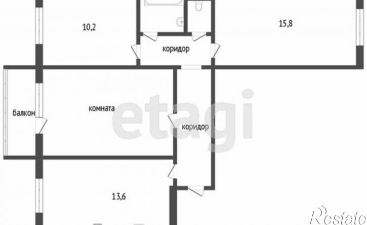 3-комн квартира ул Заозерная, 21,  д. 21