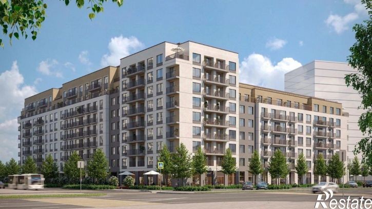 1-комн квартира в новом доме улица Крупской, 12к5