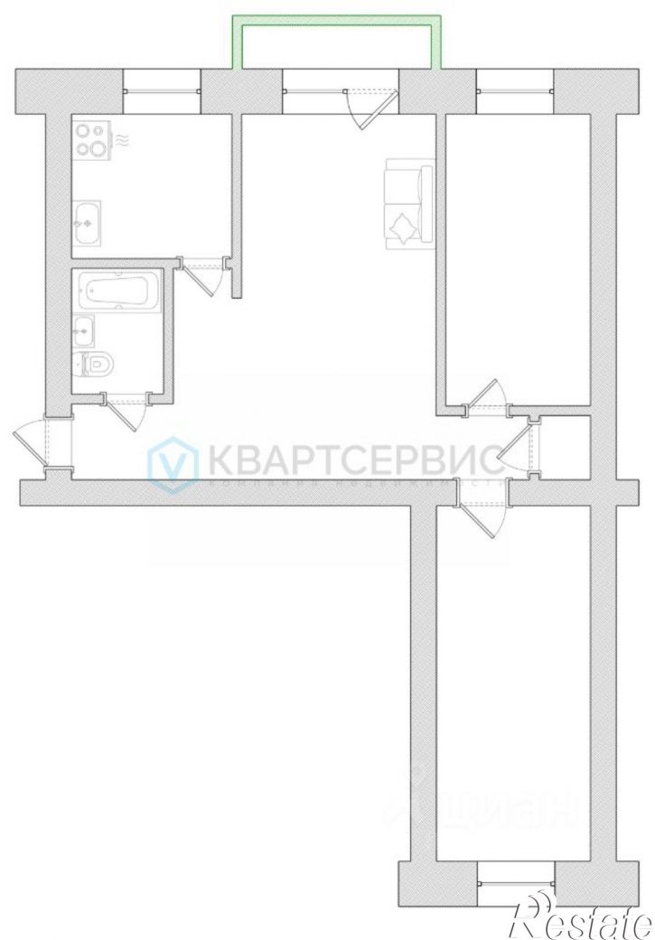 3-комн квартира ул Энтузиастов, 9,  д. 9