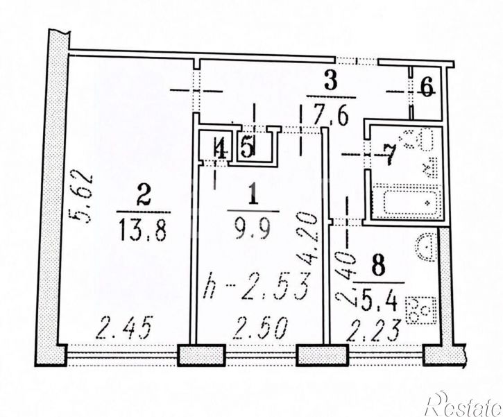 2-комн квартира ул Звездная, 2Е,  д. 2Е
