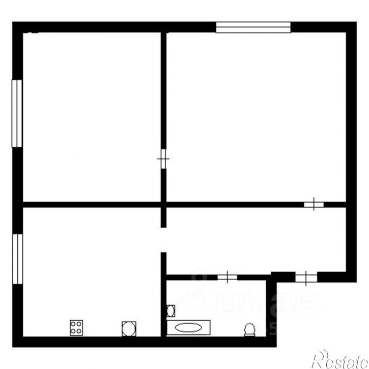 2-комн квартира ул 22 Партсъезда, 2,  д. 2