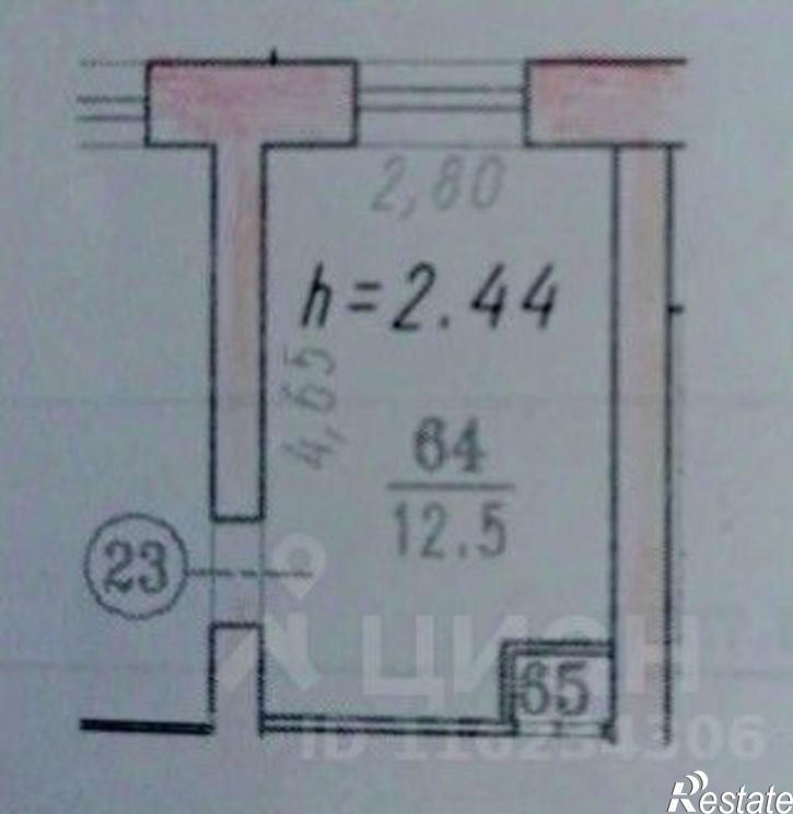 Комната Камерный пер, 38Б,  д. 38Б