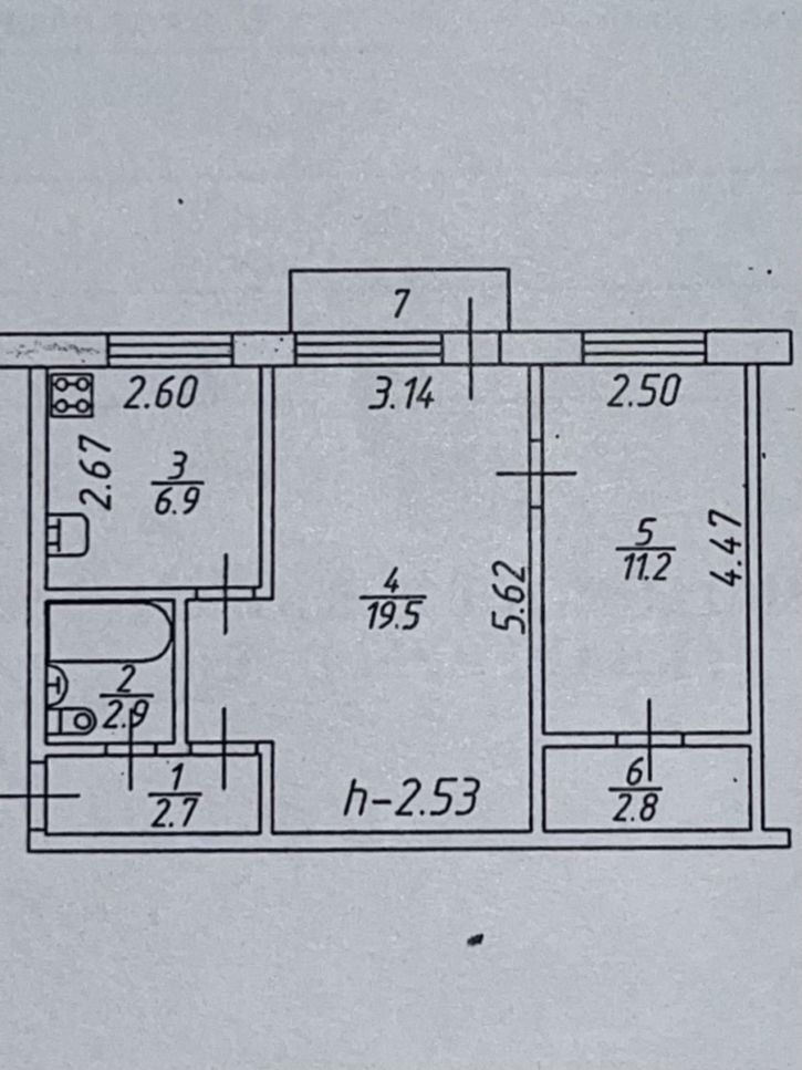 2-комн квартира ул Энергетиков, 69/а