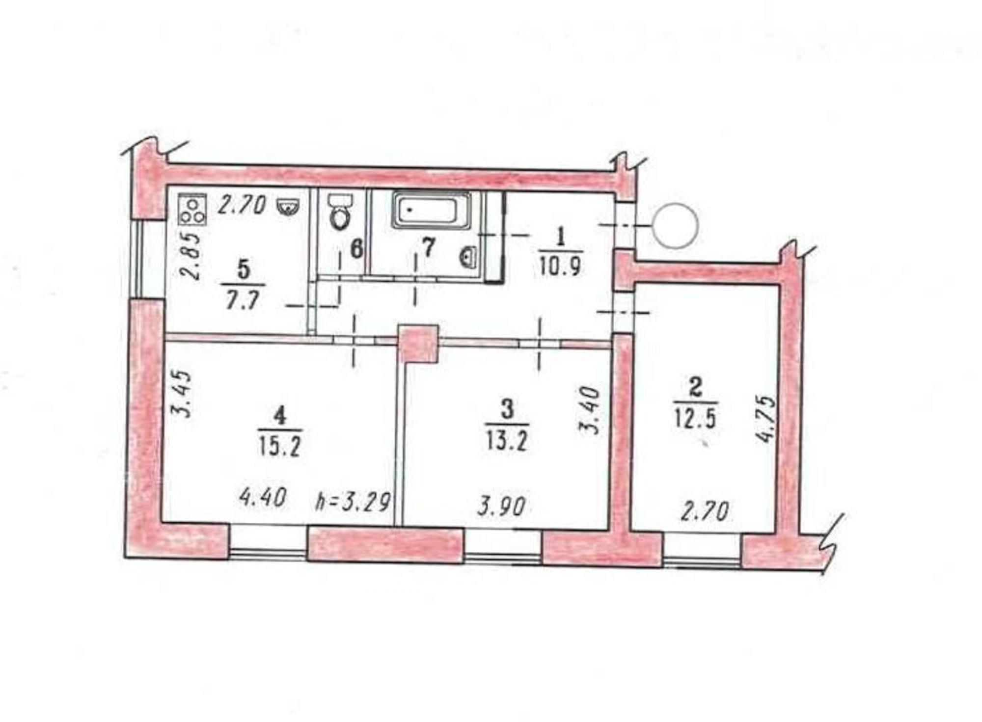 Купить квартиру за 4 899 000 рублей на Серова, 12