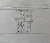 3-комн, 75кв м, этаж 1/4 Мира проспект, 31