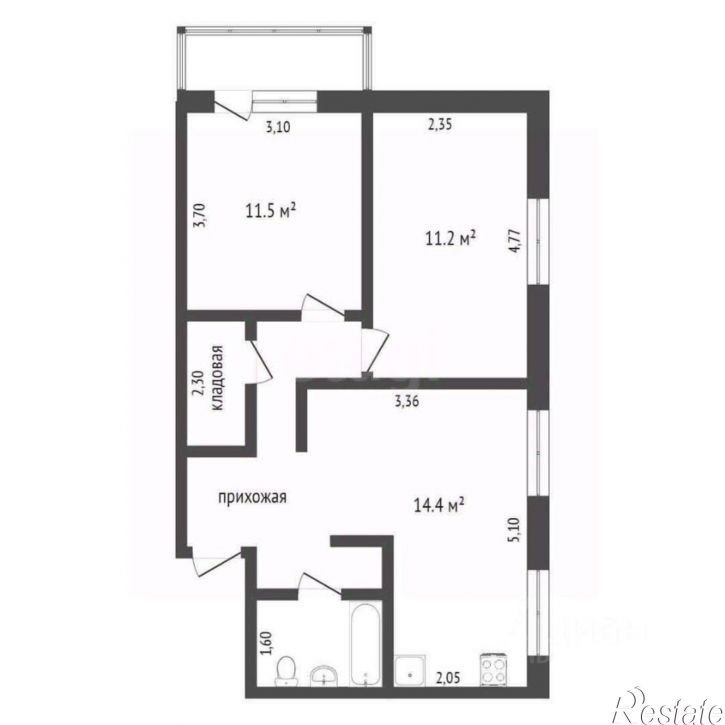 3-комн квартира ул Багратиона, 27Г,  д. 27Г