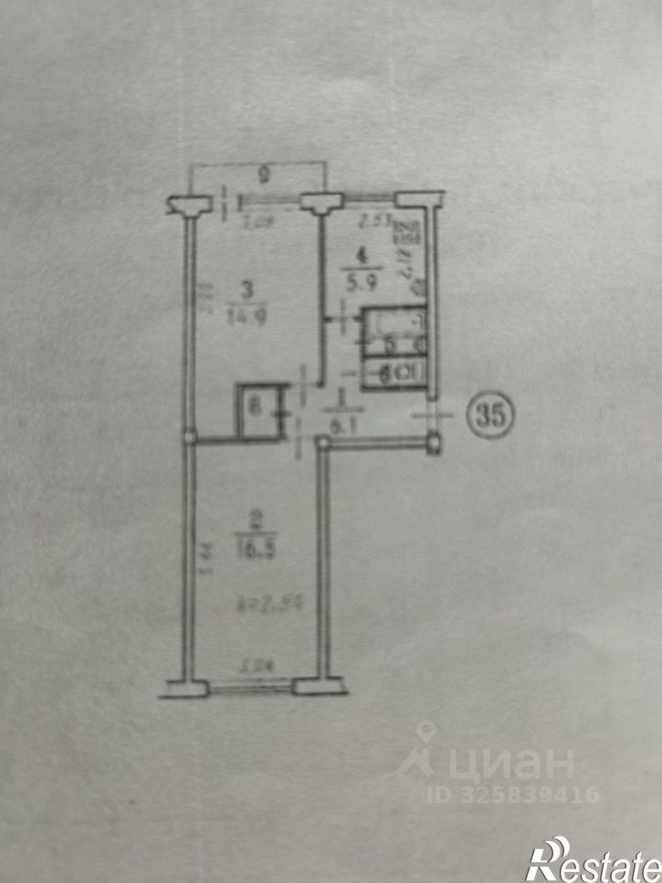 2-комн квартира пр-кт Королева, 14Б,  д. 14Б