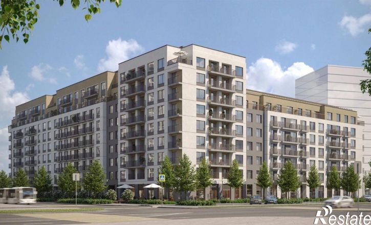 1-комн квартира в новом доме улица Крупской, 12к5