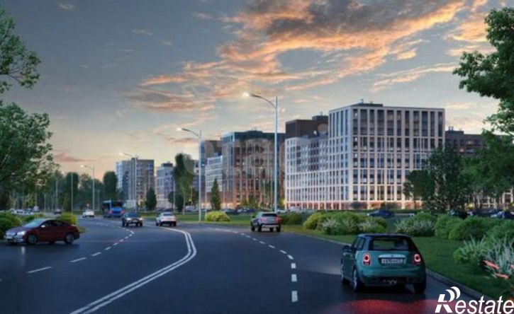 3-комн квартира в новом доме микрорайон Зелёная Река, 12