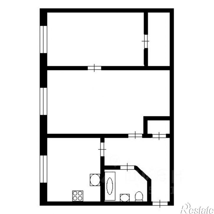 2-комн квартира ул Сулеймана Стальского, 7,  д. 7