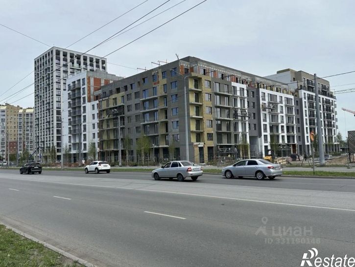 1-комн квартира в новом доме улица Крупской, 12к5