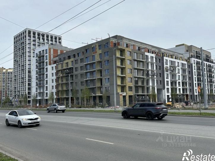 1-комн квартира в новом доме улица Крупской, 12к5