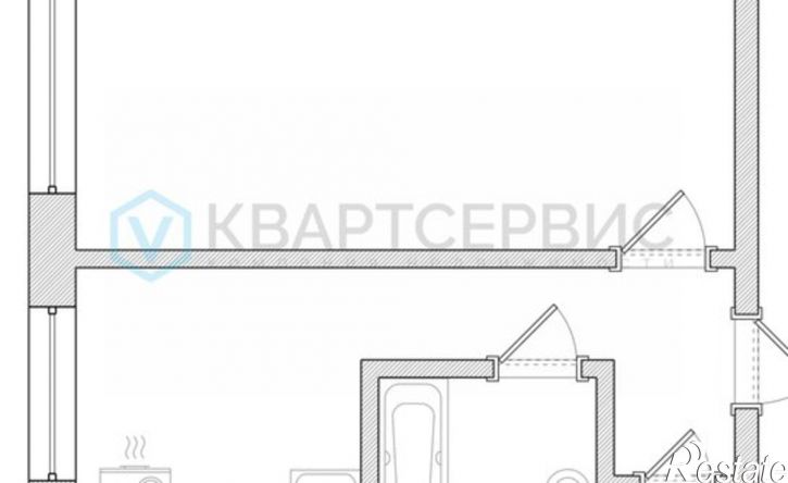 1-комн квартира Космический пр-кт, 101 1,  д. 101 1,  к. 1