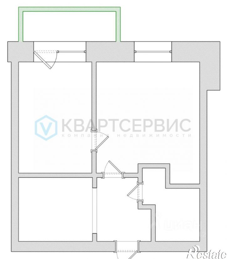 2-комн квартира ул Светловская, 12,  д. 12