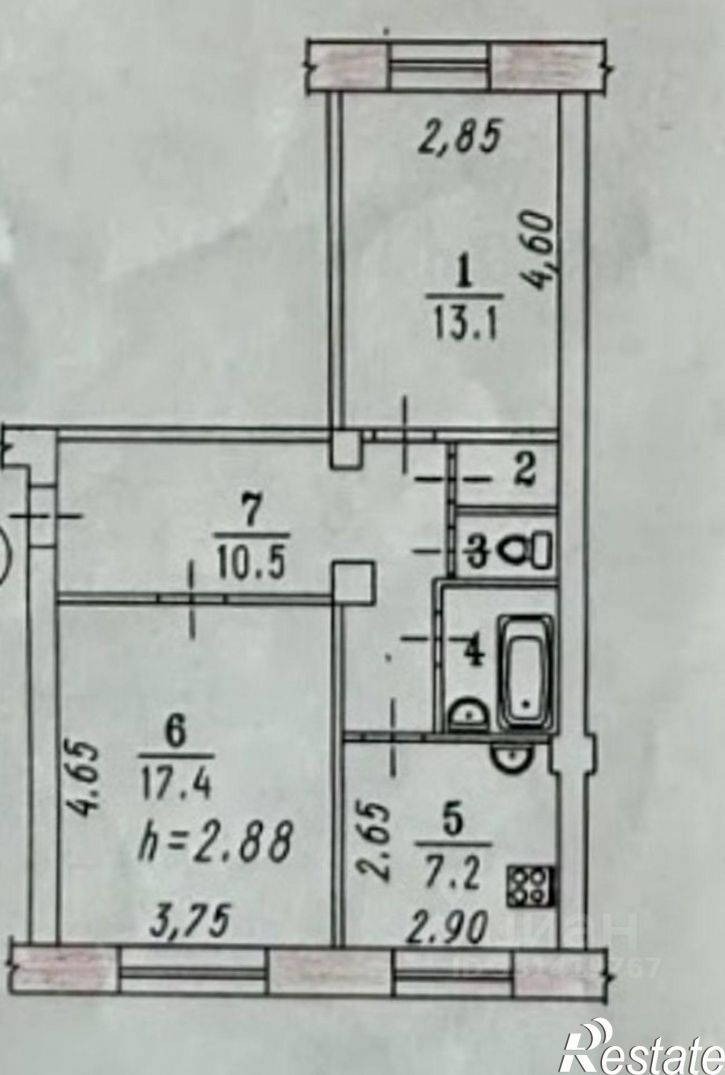 2-комн квартира ул Лермонтова, 20,  д. 20