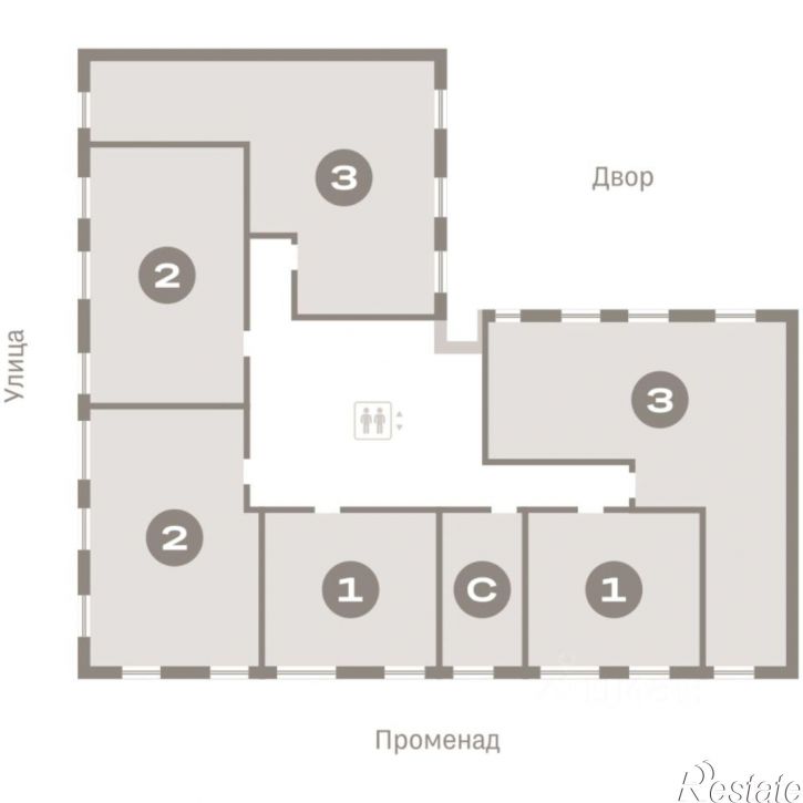 3-комн квартира в новом доме б-р М.М.Кузьмина, 29,  д. 29