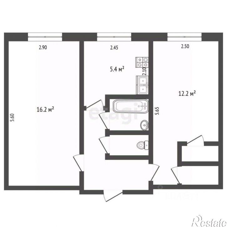 2-комн квартира ул В.Ф.Маргелова, 237,  д. 237