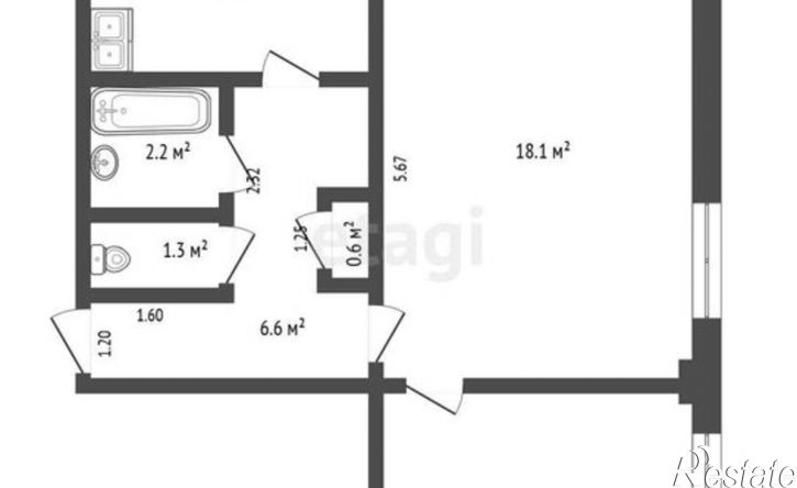 2-комн квартира ул Челюскинцев, 89,  д. 89