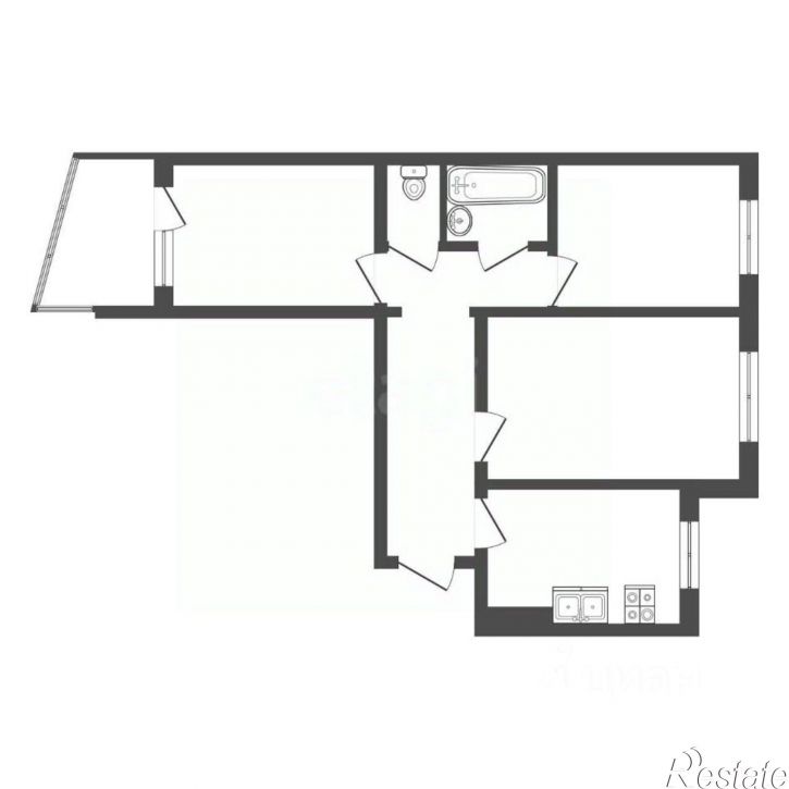 3-комн квартира ул 4-я Любинская, 36,  д. 36