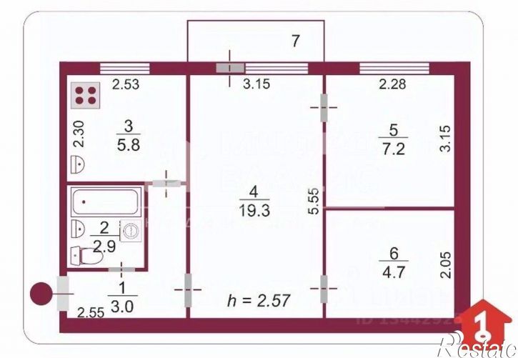 2-комн квартира пр-кт Королева, 2А,  д. 2А