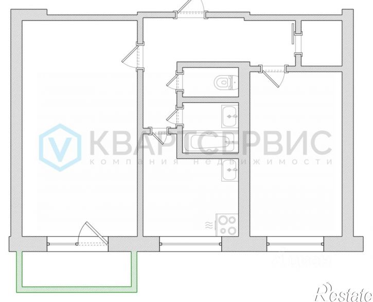 2-комн квартира ул 21-я Амурская, 28,  д. 28