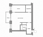 2-комн, 42кв м, этаж 5/5 пр-кт Мира, 72