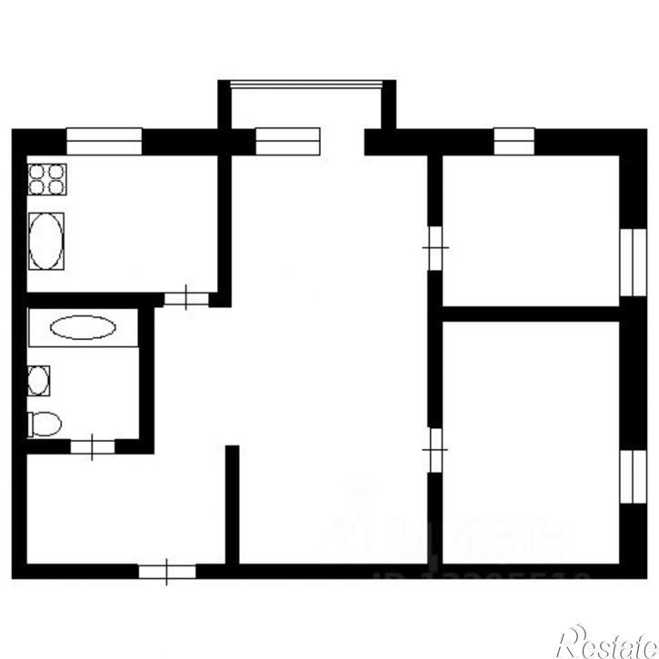 3-комн квартира ул 27-я Северная, 1Б,  д. 1Б