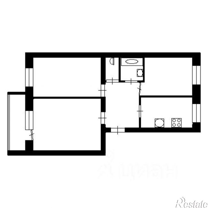 3-комн квартира ул Революционная, 11,  д. 11