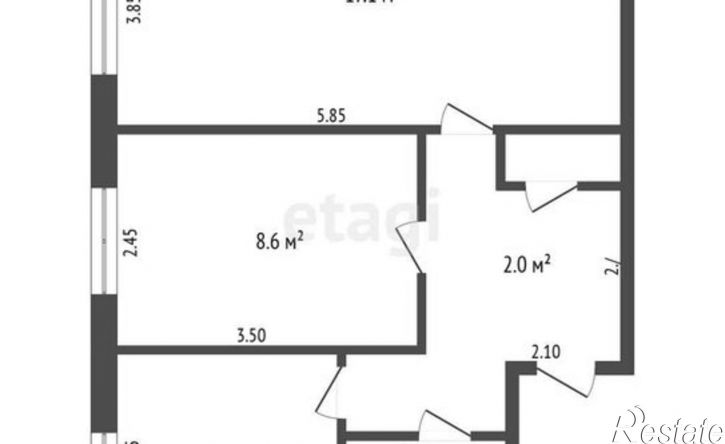 2-комн квартира ул Багратиона, 23А,  д. 23А