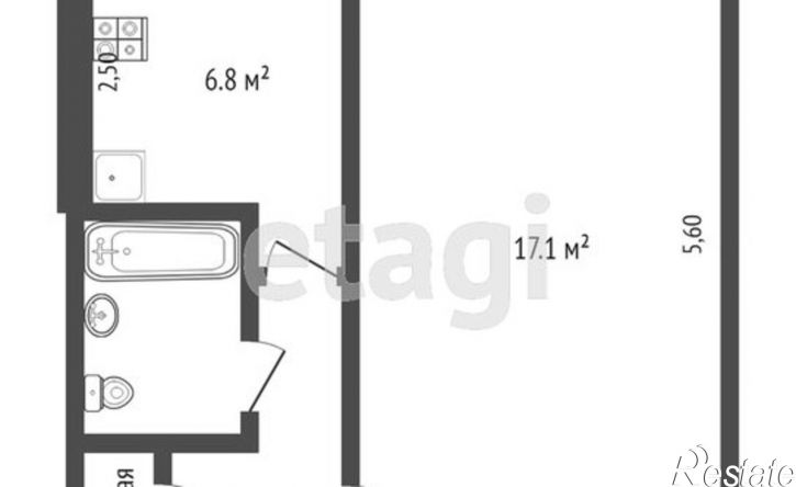 1-комн квартира ул Блюхера, 12А,  д. 12А