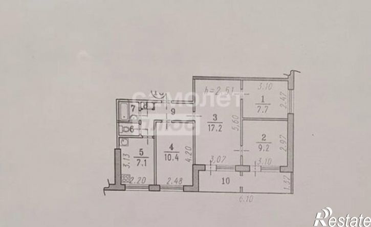 4-комн квартира ул Блюхера, 18,  д. 18