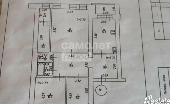 3-комн квартира ул Орловского, 5,  д. 5