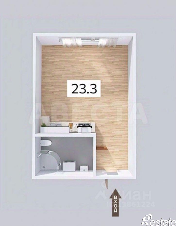 1-комн квартира ул Мельничная, 87 3,  д. 87 3,  к. 3