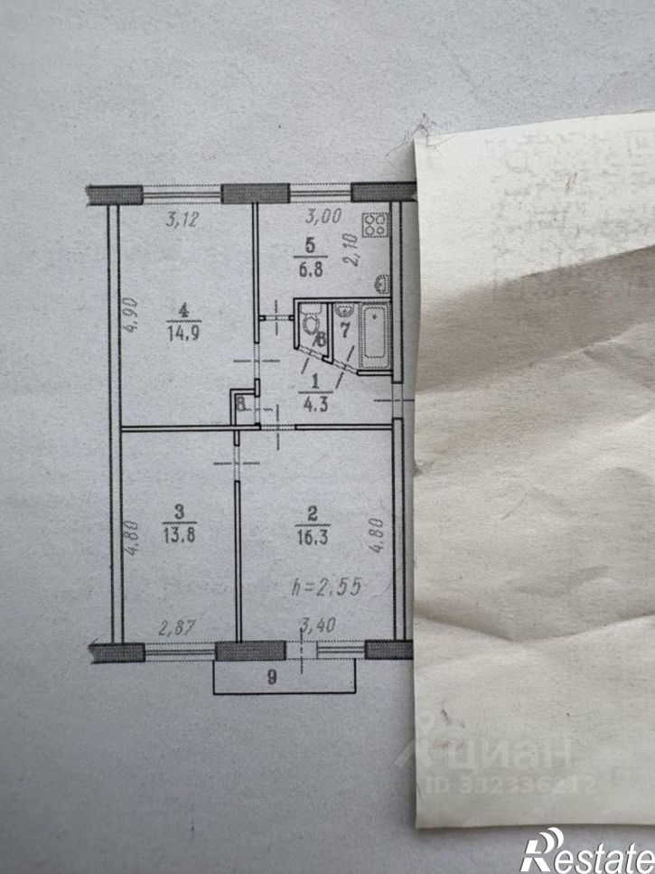 3-комн квартира ул Авиагородок, 13,  д. 13