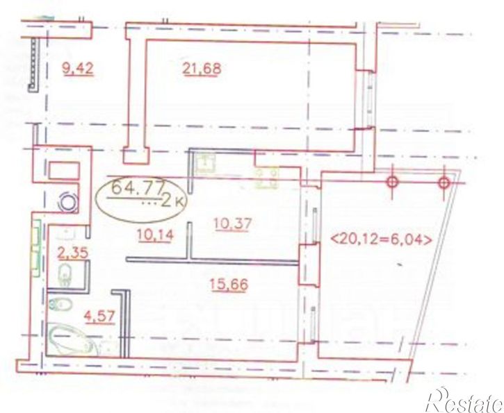 2-комн квартира ул Яковлева, 15,  д. 15